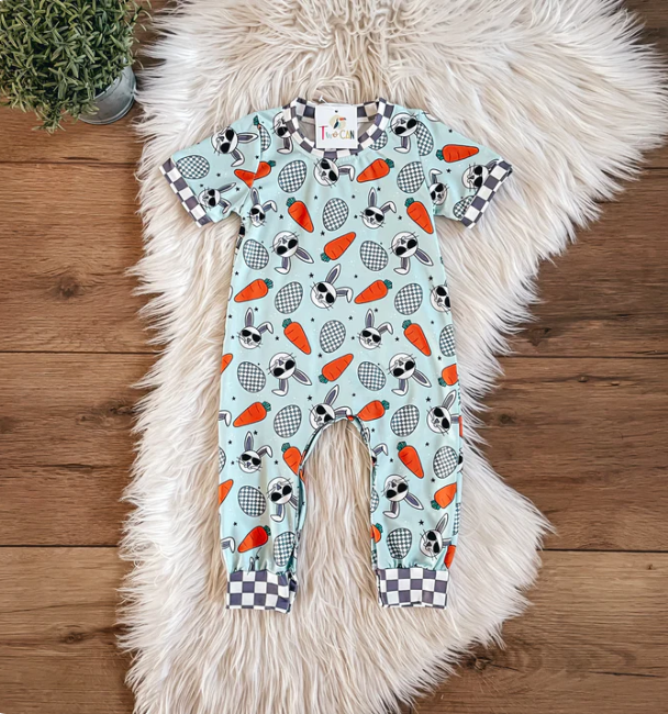 Cool Bunnies Infant Romper by TwoCan