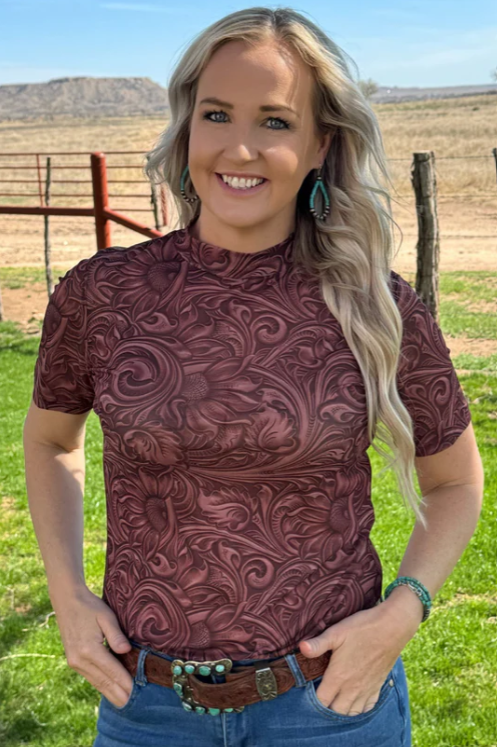 Country Roads Short Sleeve Mesh