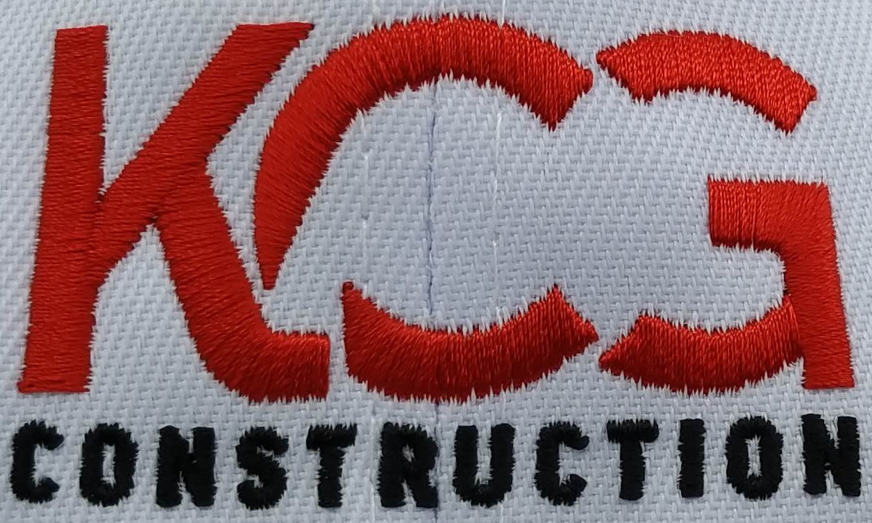 KCG Construction-embroidery up to 6000 stitches