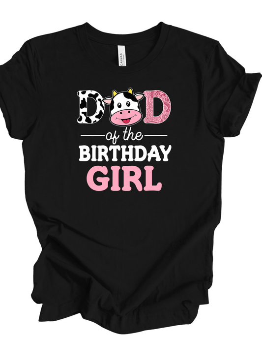 Dad of the Birthday Girl Cow
