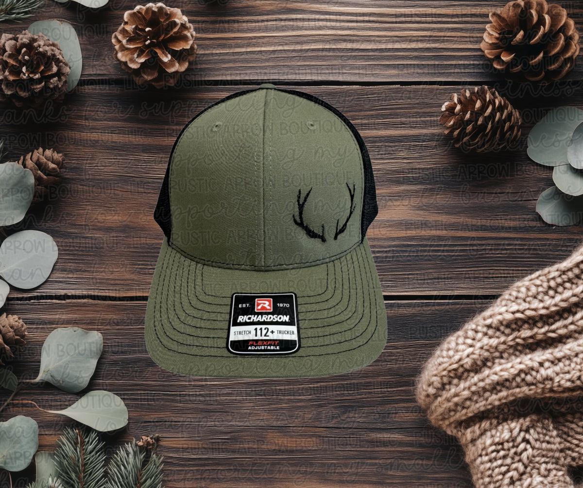Antlers Embroidered Hat