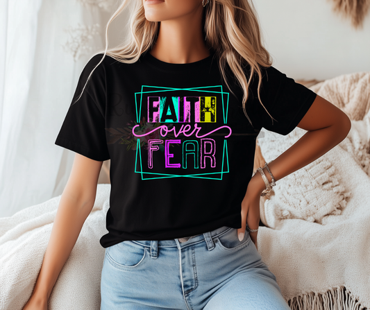Faith Over Fear Neon