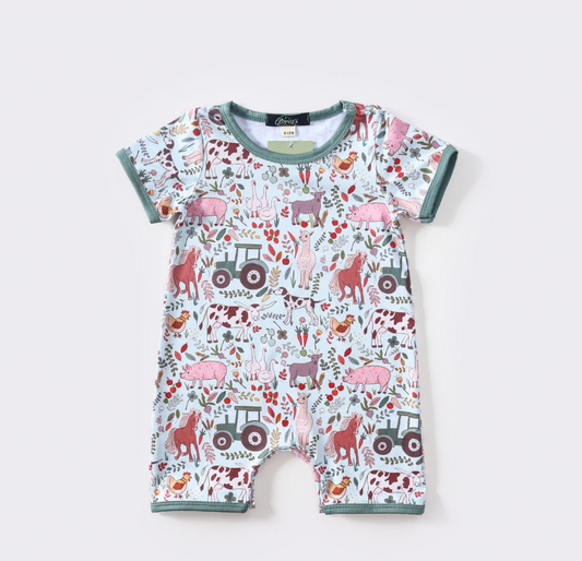 Farmstead Boy Romper