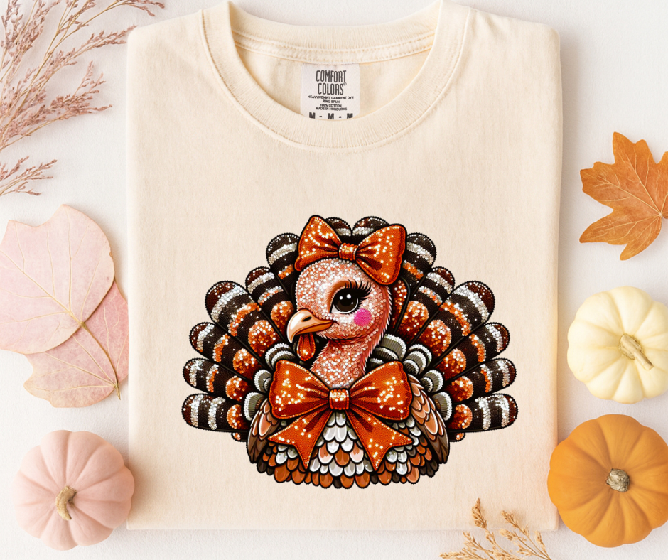 Faux Sequin Turkey