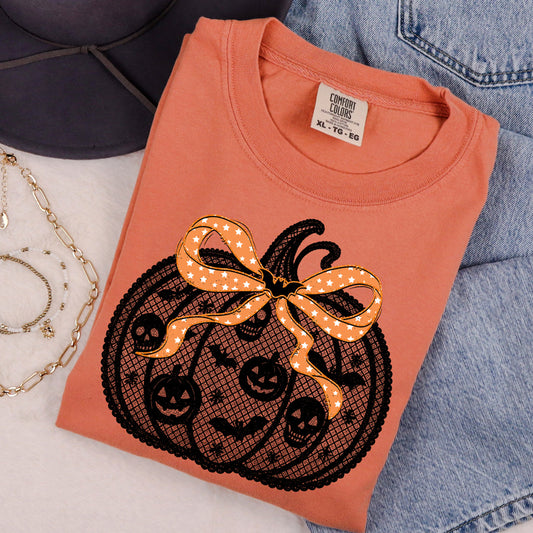 Faux Lace Pumpkin
