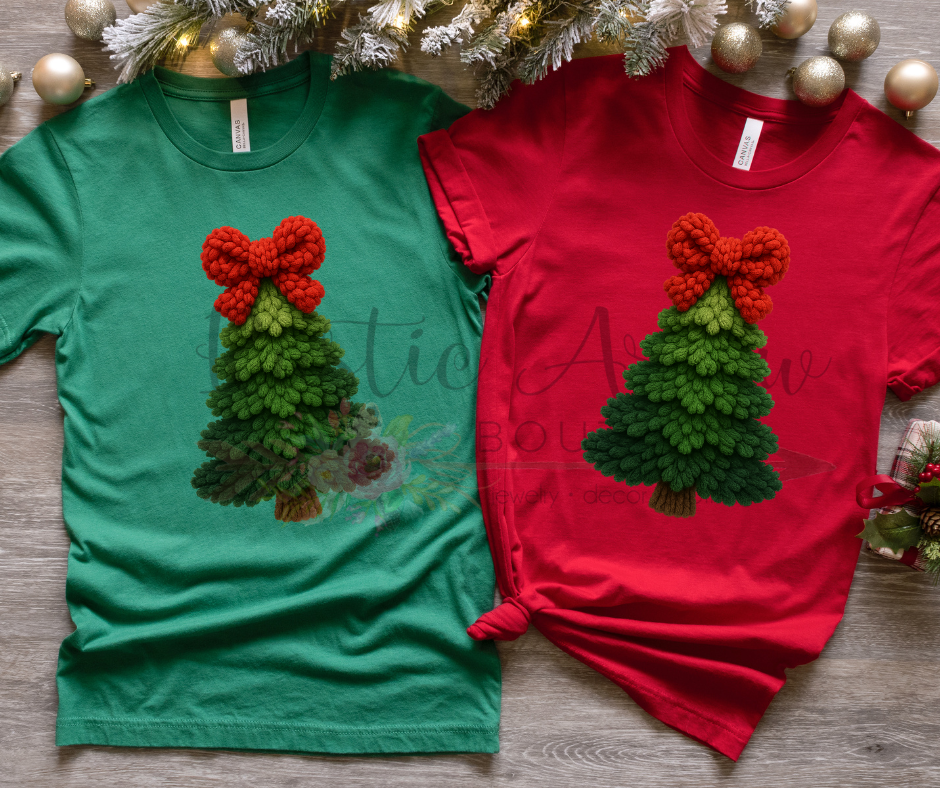 Faux Yarn Christmas Tree