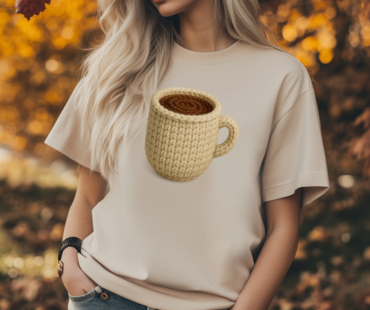 Faux Yarn Coffee Cup