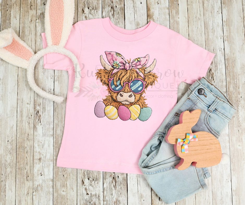 Faux Yarn Easter Highland