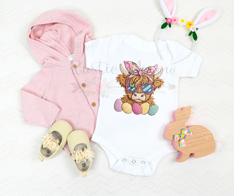 Faux Yarn Easter Highland