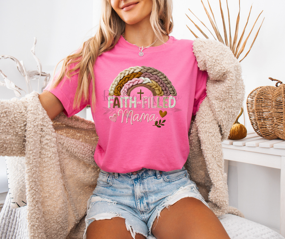 Faux Yarn Best Faith Filled Mama