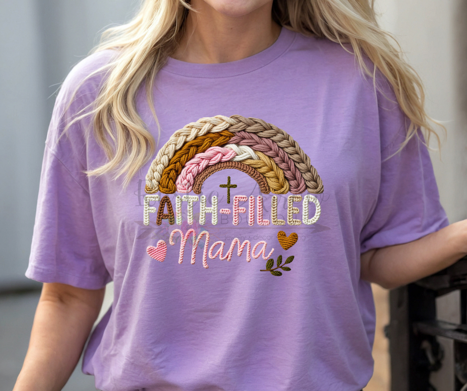 Faux Yarn Best Faith Filled Mama