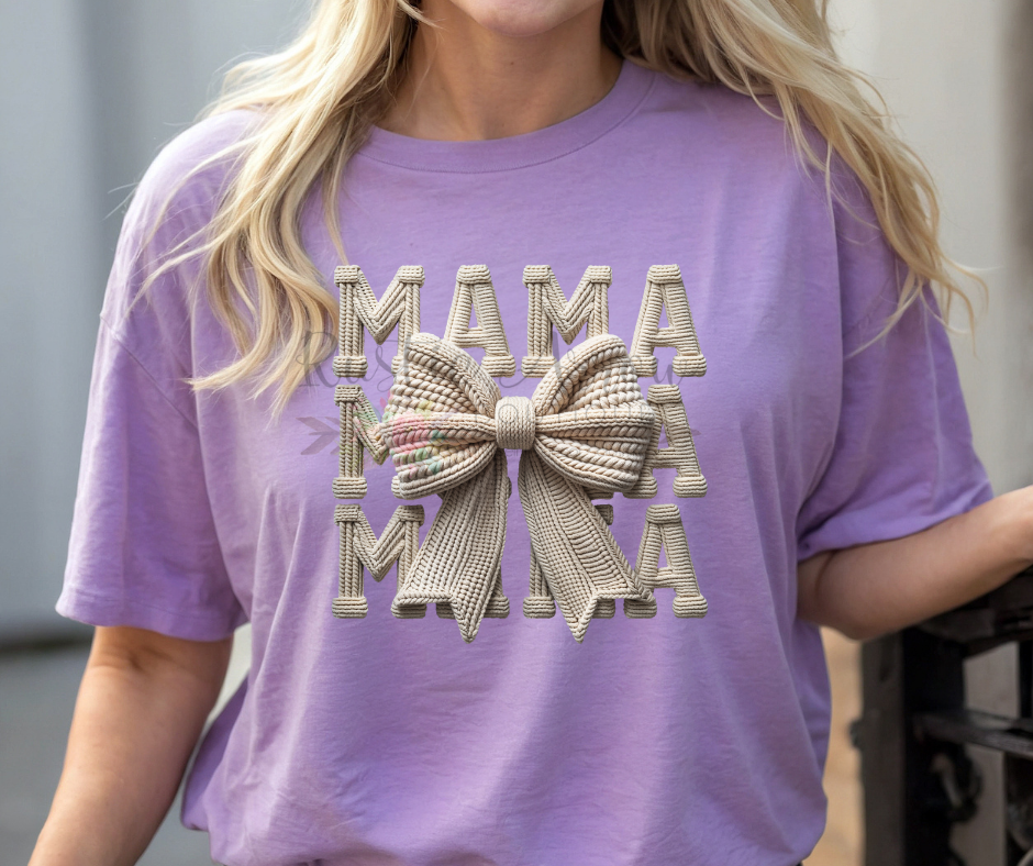 Faux Yarn Mama Stacked