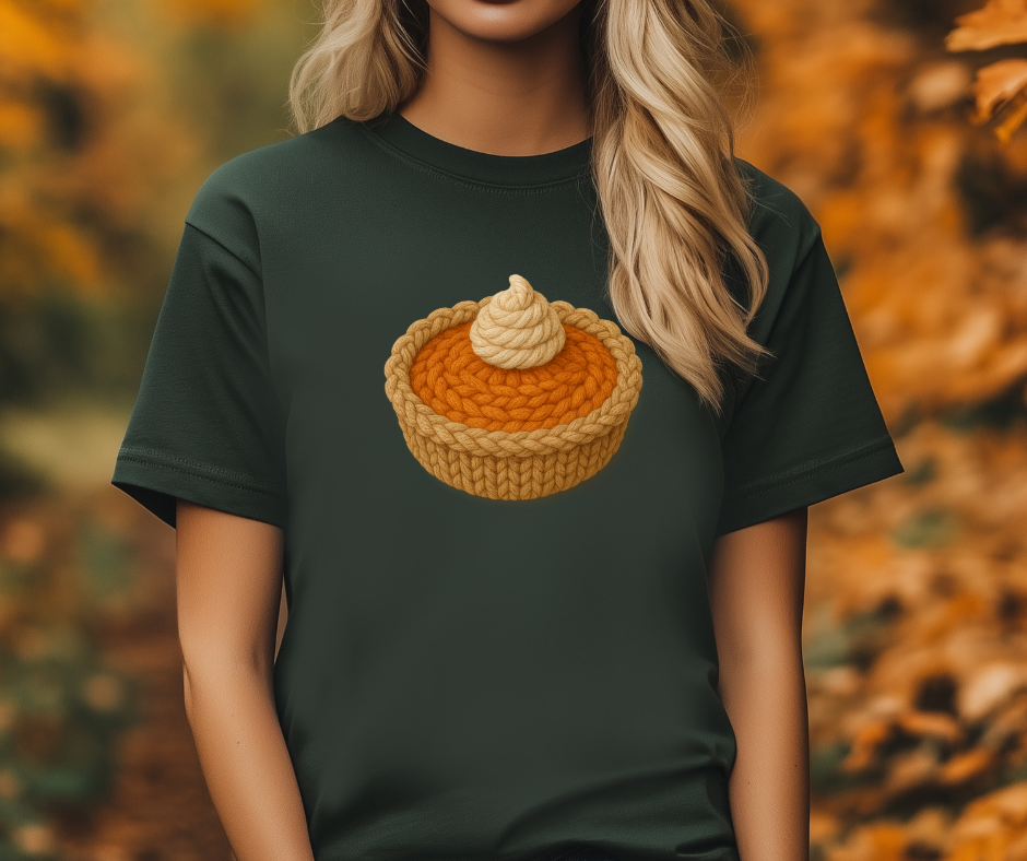 Faux Yarn Pumpkin Pie