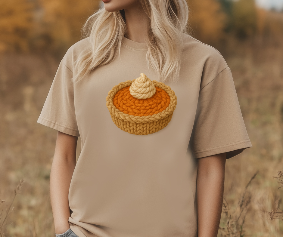 Faux Yarn Pumpkin Pie