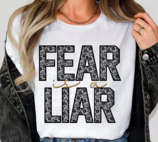 Faith is a fear black lace