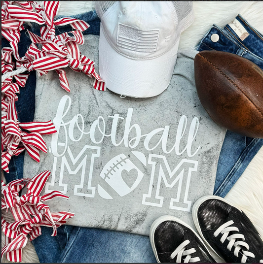 Football Mom White