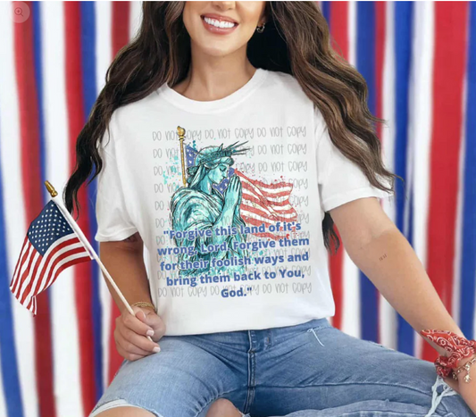 Forgive this Land Statue of Liberty