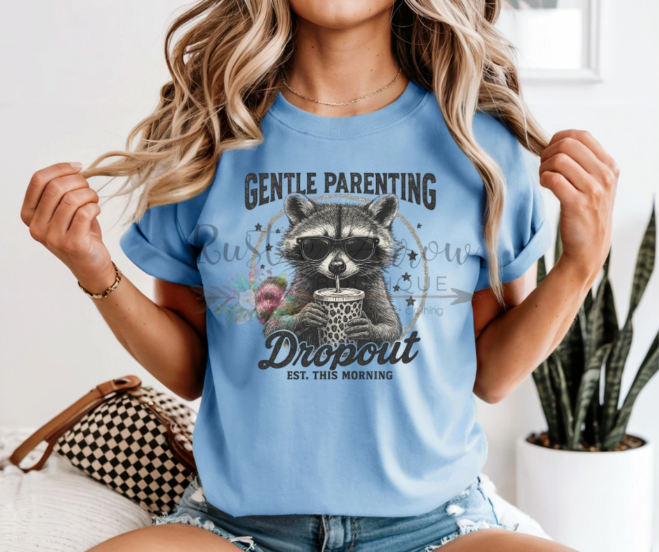 Gentle Parenting Dropout Raccoon