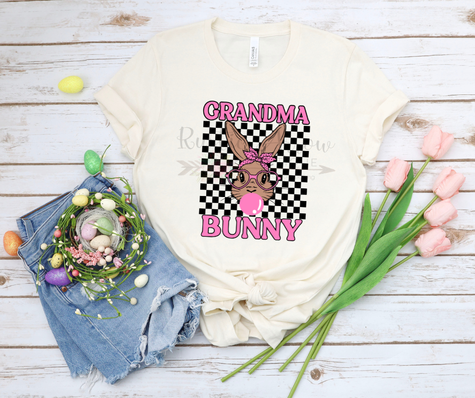 Checkered Grandma Bunny