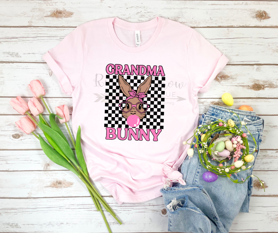 Checkered Grandma Bunny