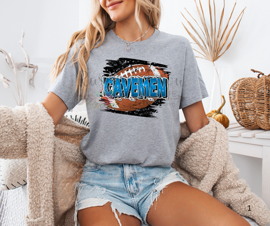 Grunge Cavemen Football