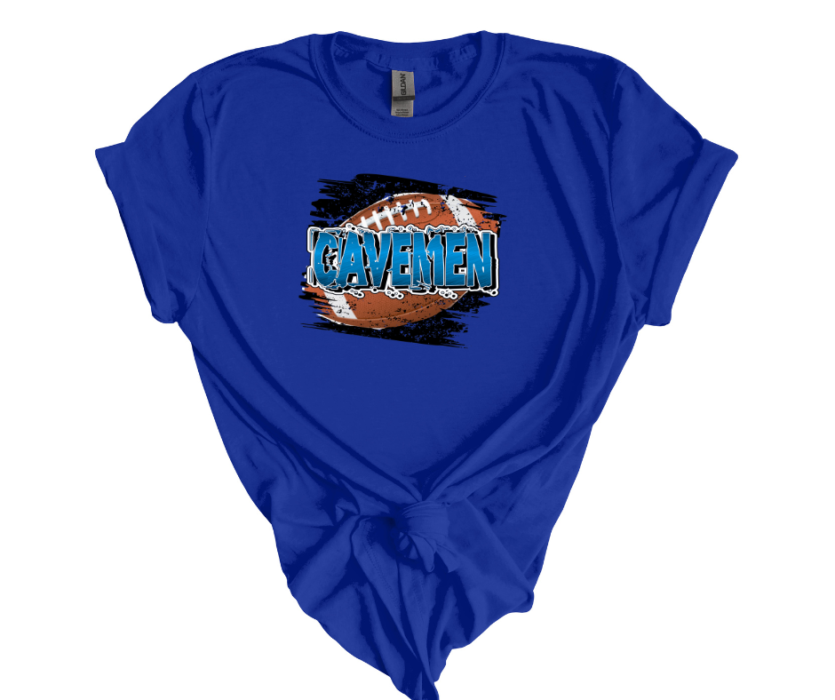Grunge Cavemen Football