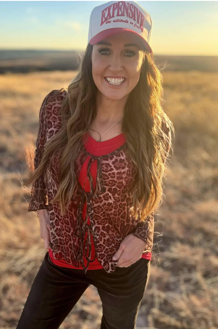 Range & Roar Tie Cardigan