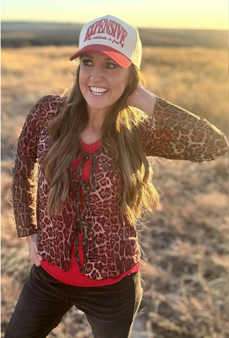 Range & Roar Tie Cardigan