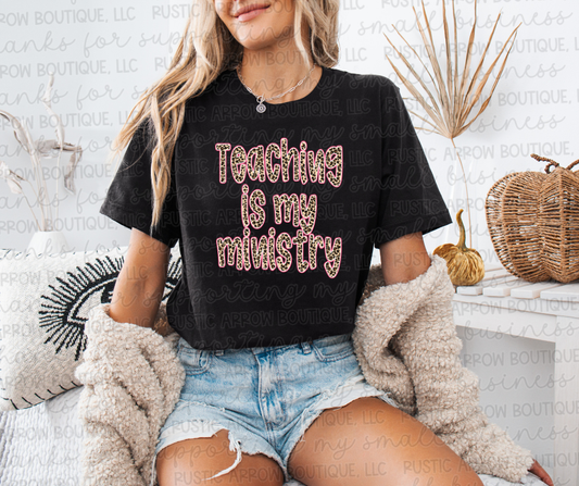 Leopard Teaching is my Ministry