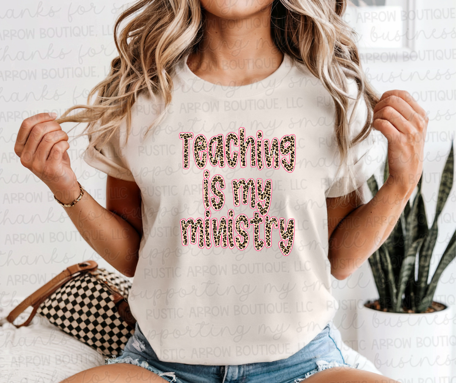 Leopard Teaching is my Ministry