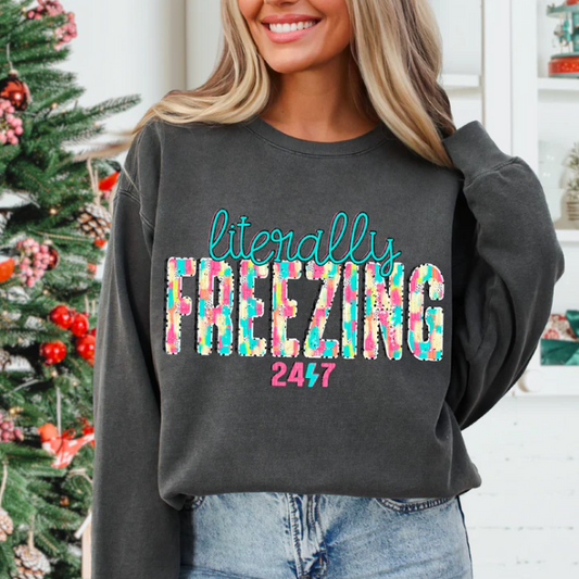 Literally Freezing 24/7-Sweatshirt