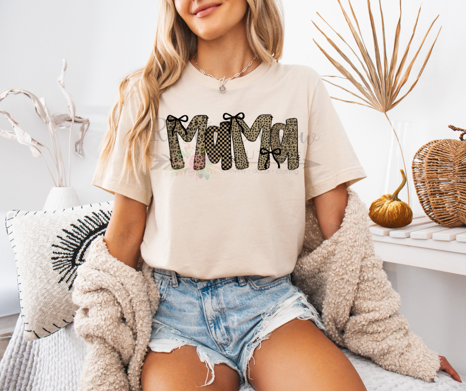 Mama Checkered Cheetah