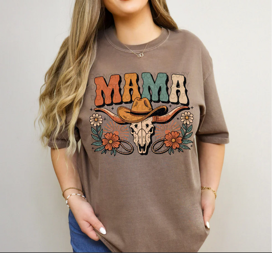 Mama Western Cow skull