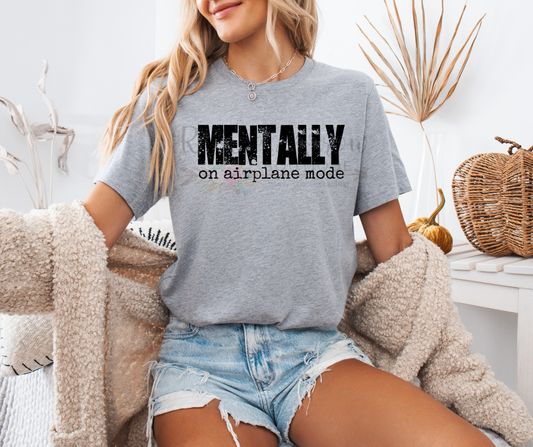 Mentally on Airplane Mode