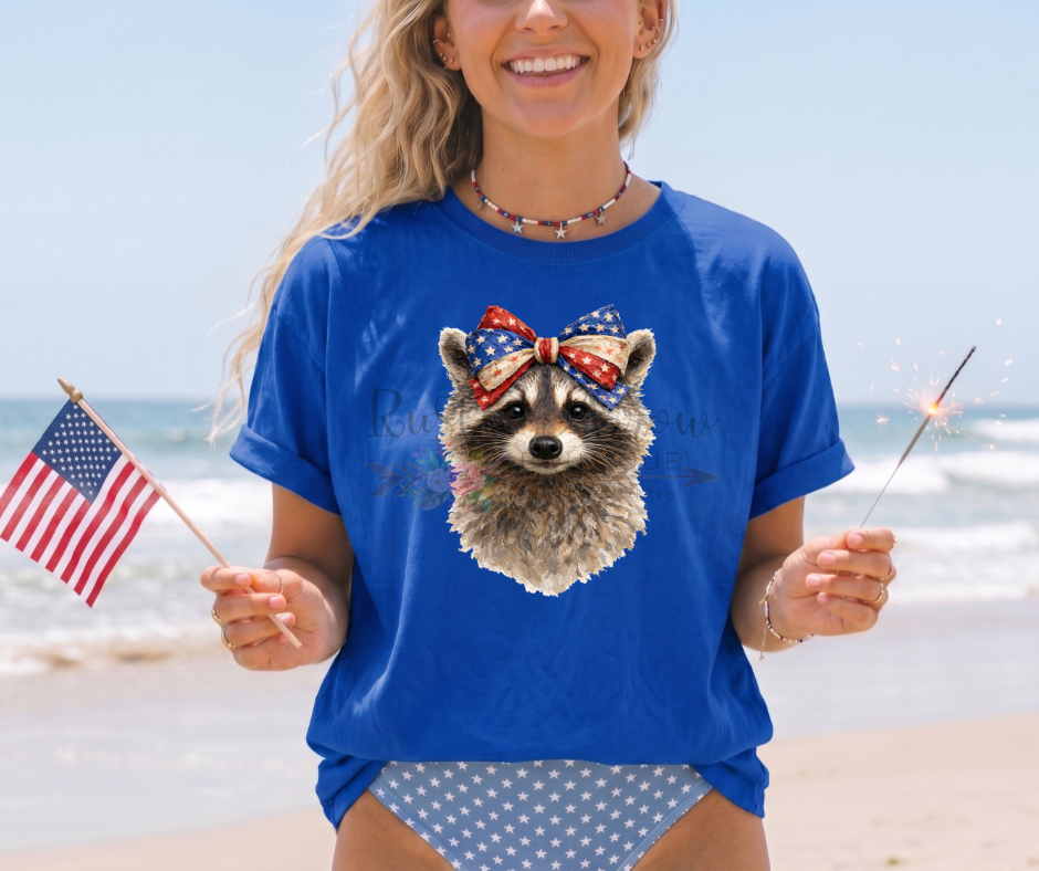Patriotic Raccoon