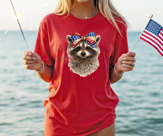 Patriotic Raccoon