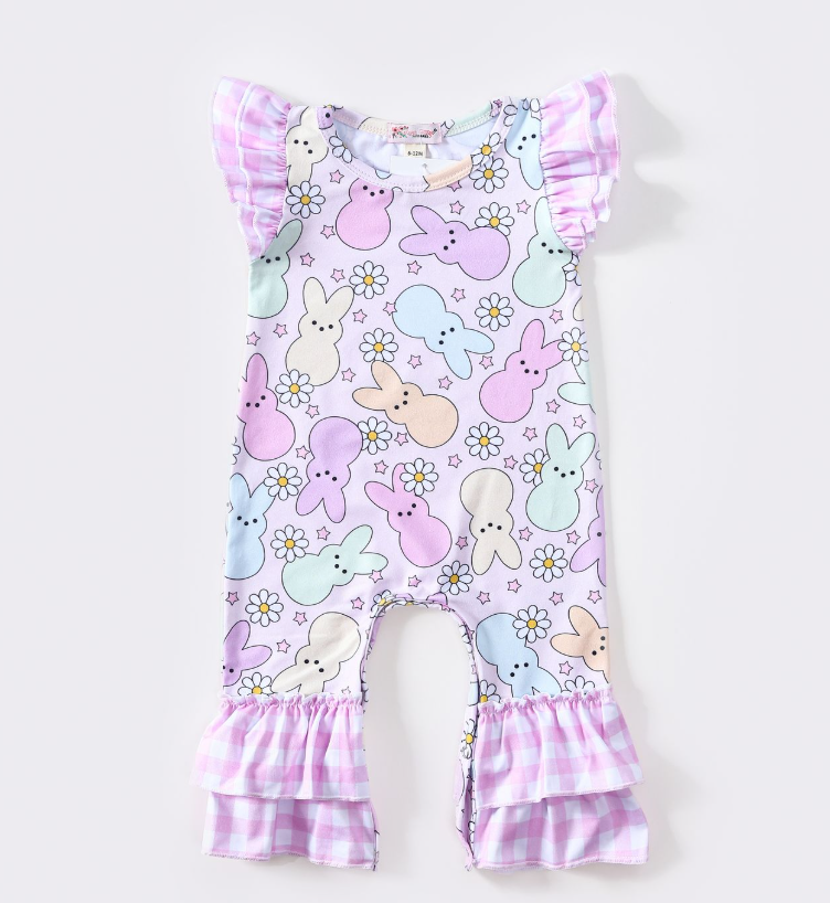 Peepy Daisy Baby Romper