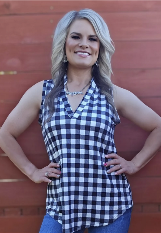 Plaid My Love Top