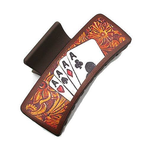 Poker Card Design Hair Claw