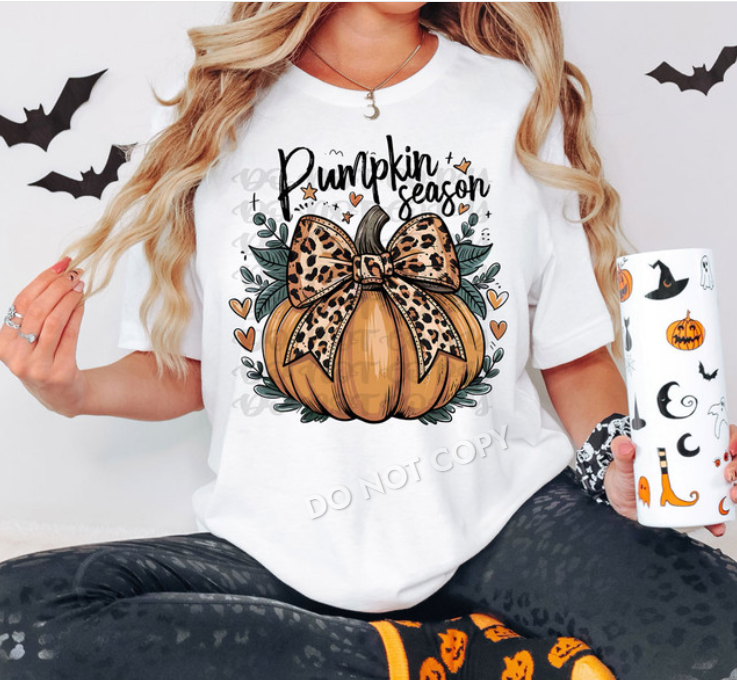 Pumpkin Season Leopard