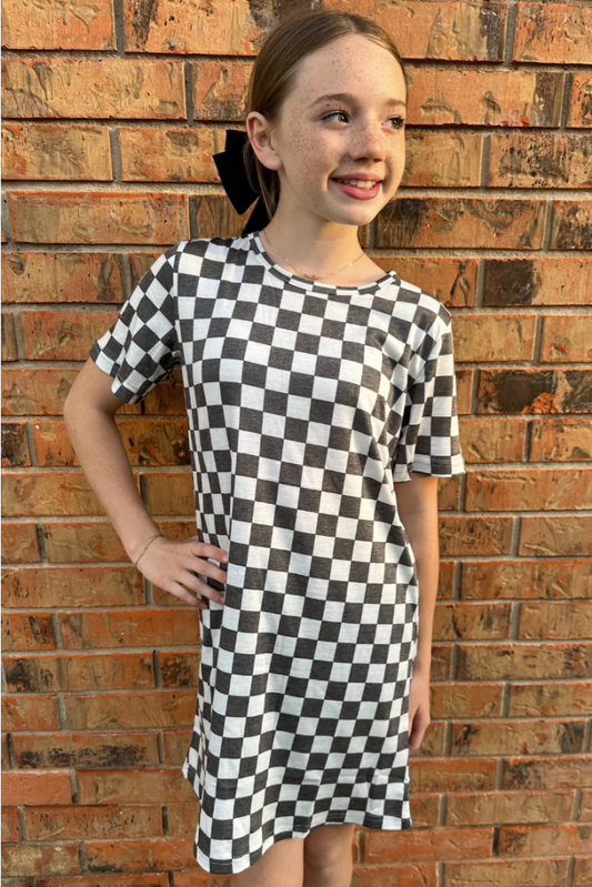 Round the Track Dress Kids