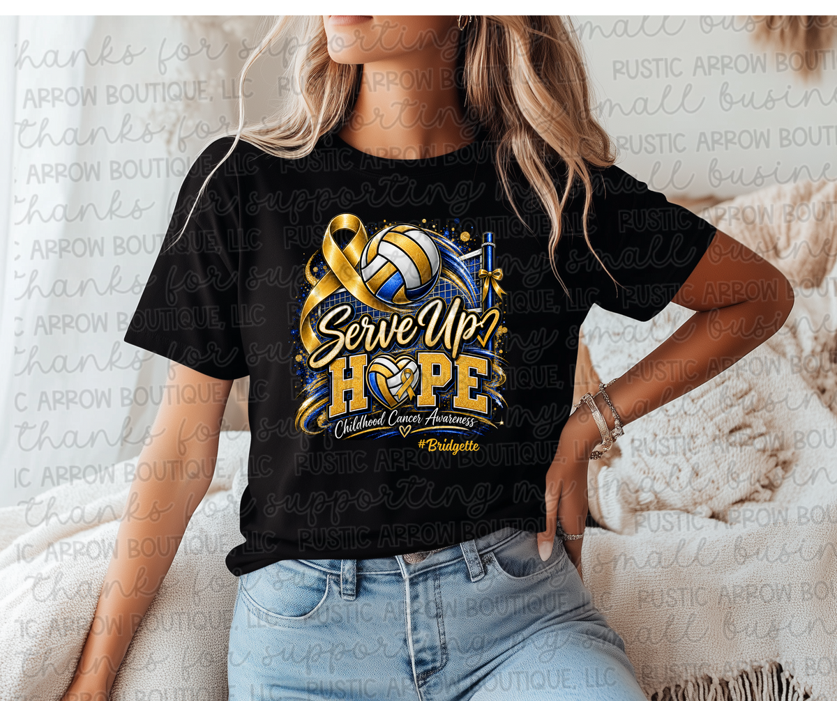 Serve Up Hope Childhood Cancer Awareness #Bridgette