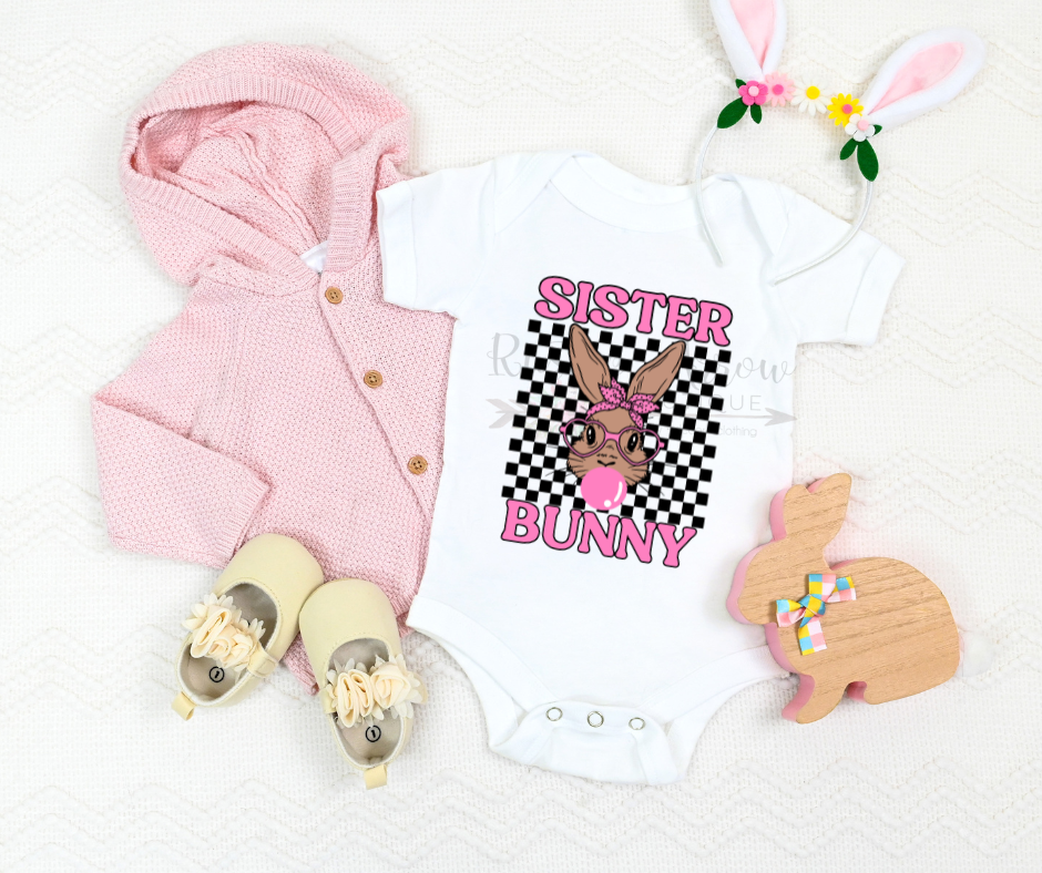 Checkered Sister Bunny