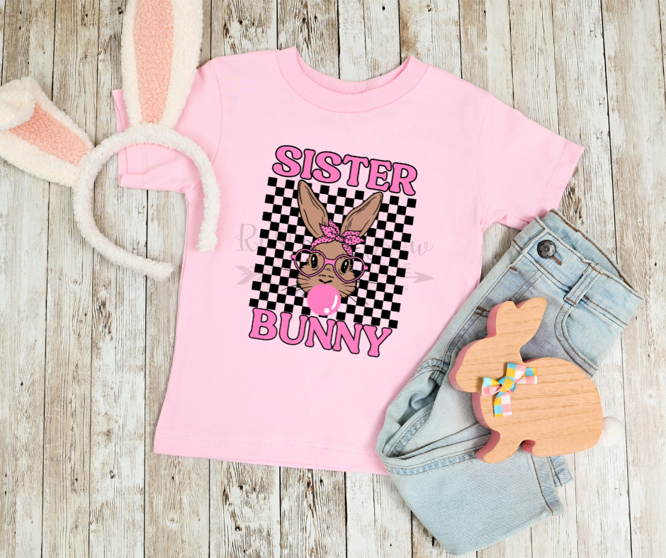 Checkered Sister Bunny