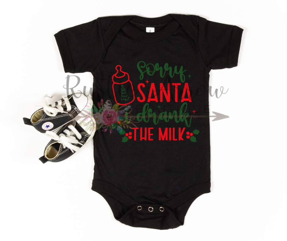 Sorry Santa I Drank all the Milk