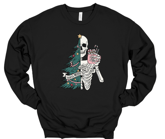 Sorta Merry Sorta Scary-Sweatshirt