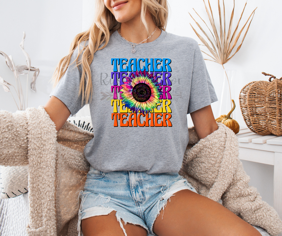Teacher Bright Colors
