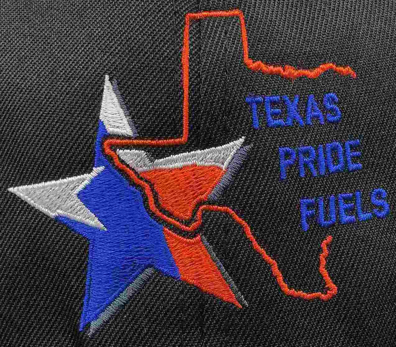 Texas Pride Fuel-embroidery up to 8000 stitches