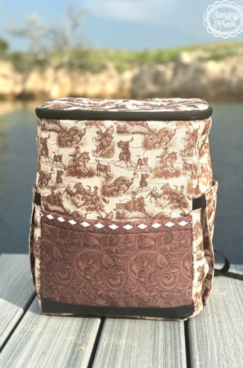 Tooled in 1883 Cooler Backpack