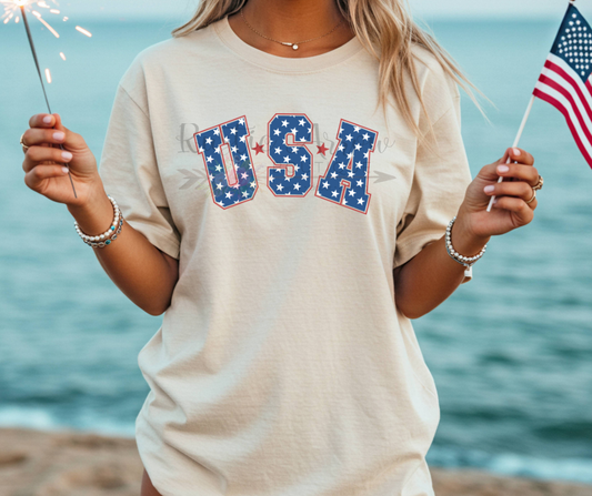 USA with Stars